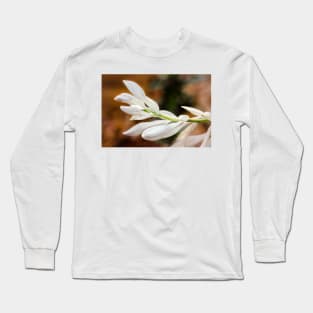 Leaning Spike of Hosta Buds Long Sleeve T-Shirt